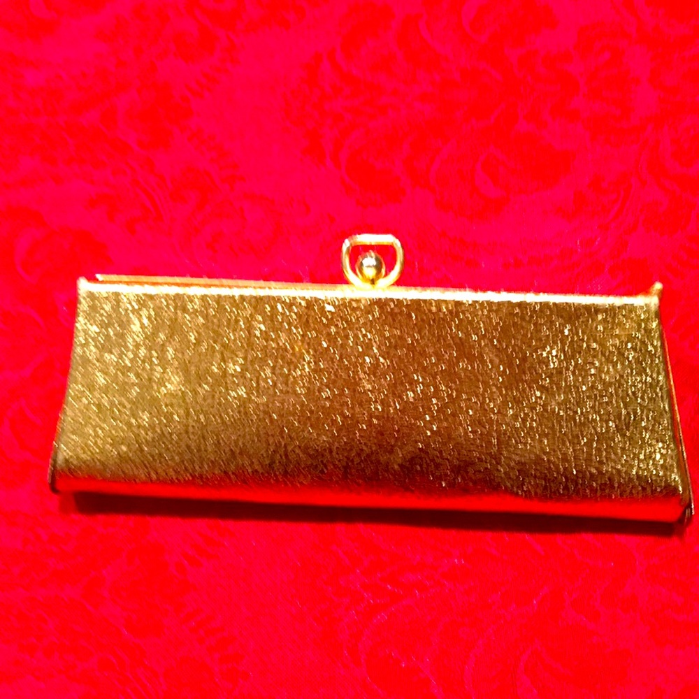 Vintage Gold Eyeglass Case/Bag